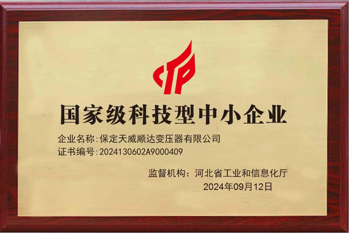 国家级科技型中小企业